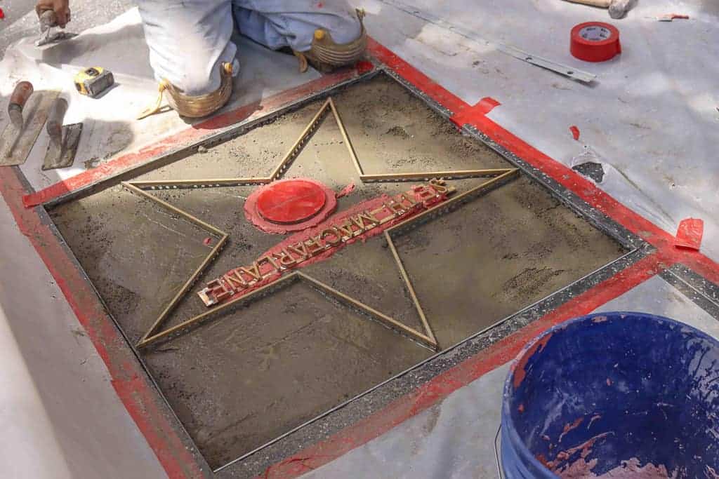 Installation of Seth Macfarlance's star on the Hollywood Walk of Fame