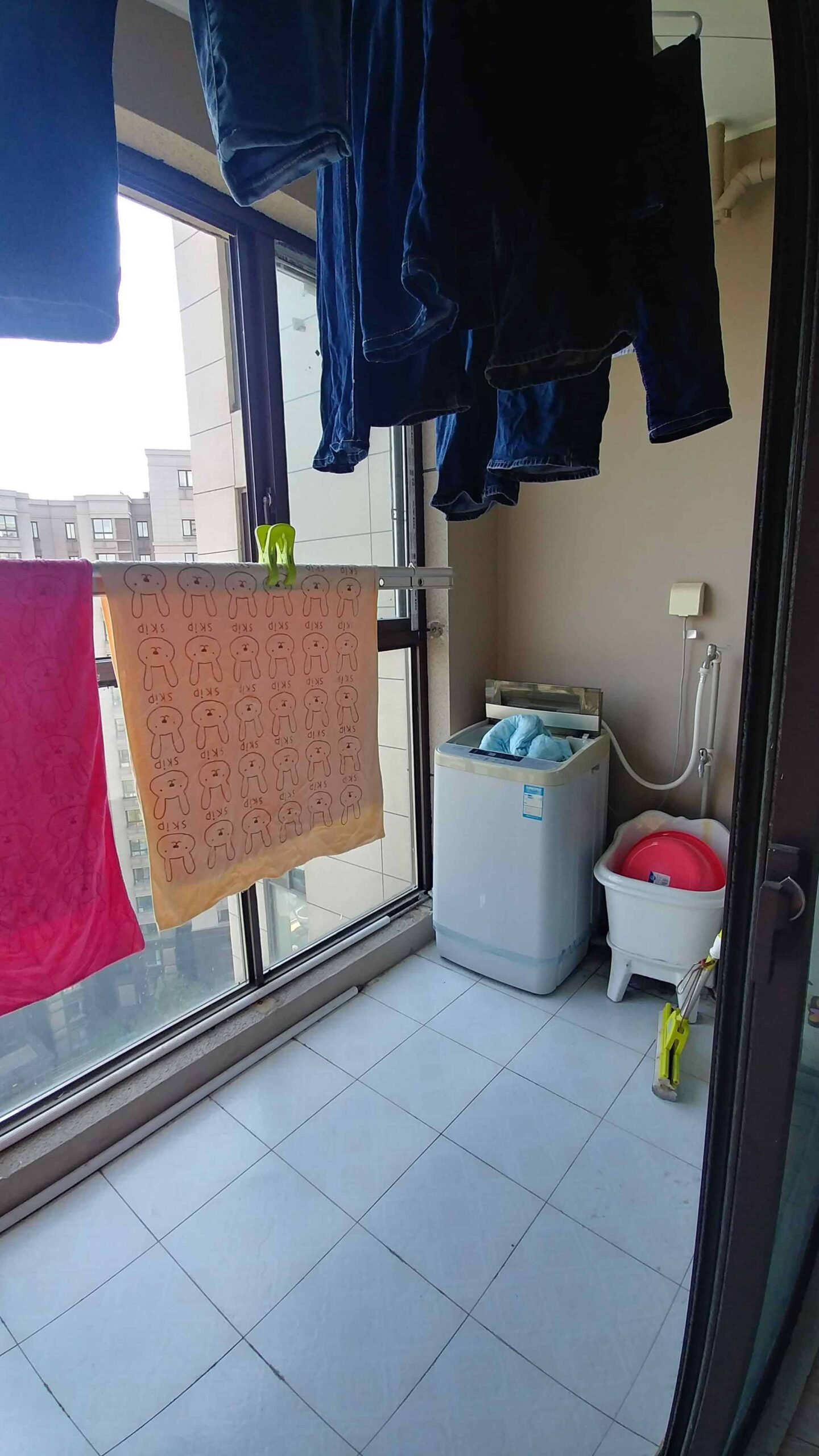 Laundry room in our Chinese apartment